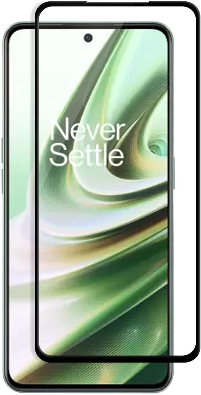 PLUGTECH Advanced Tempered Glass With Anti-Explosion 9H Hardness Edge-To-Edge Coverage Screen Guard for OPPO 10T