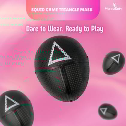 SQUID Game Enforcers Mask Triangle Shape