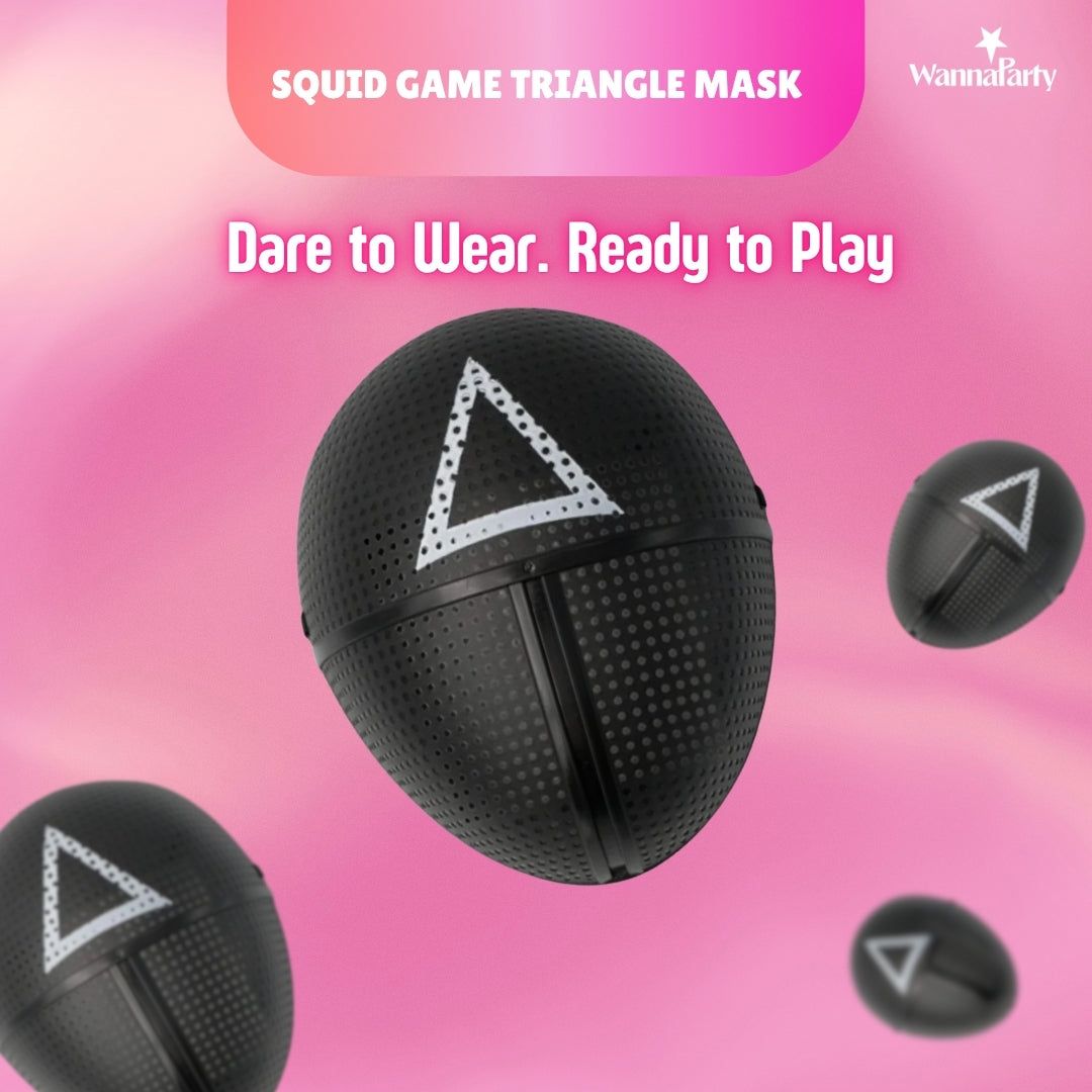 SQUID Game Enforcers Mask Triangle Shape