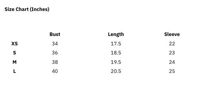 Size Guide Size Guide