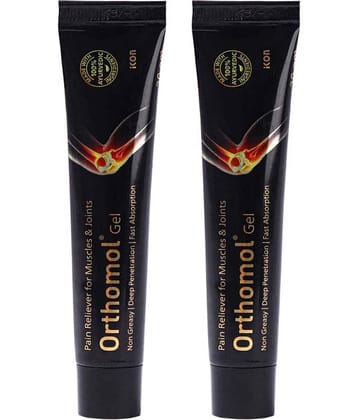 Orthomol Pain Relief Gel 30gm | for Joint Pain, Muscular Pain & Knee Pain (Pack of 2)