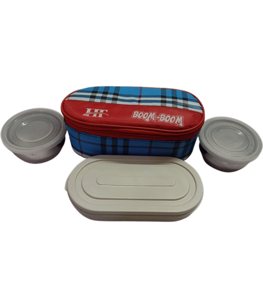 YESKART - Red Acrylic Lunch Box ( Pack of 1 )