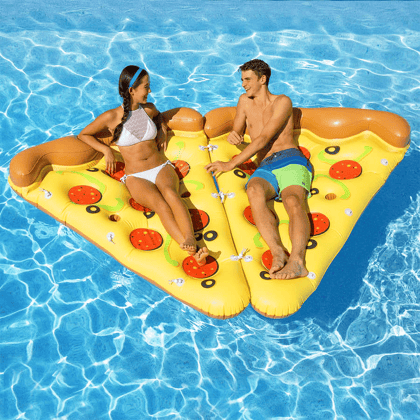 Pizza Slice Inflatable Pool Float - 6FT X 5FT