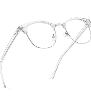 BANDSMITH White Oval Sunglasses ( Pack of 1 )