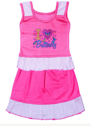 Baby Girl's Midi Dress - Pack of 2 ( Tops & Skirt ) ( 1 Years ) Pink