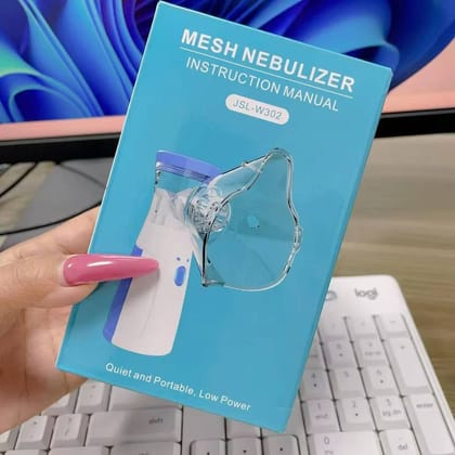 Portable Mesh Nebulizer, Effective for Cough, Asthma Silent and Compact Nebulizer Machine for Adult and Kids