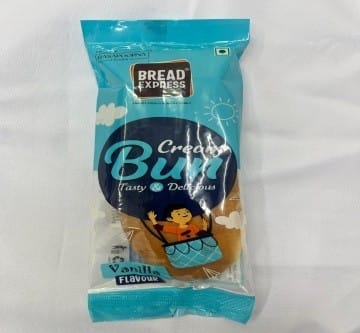 Bread Express Cream Bun (Vanilla) – Classic Vanilla Cream Bun