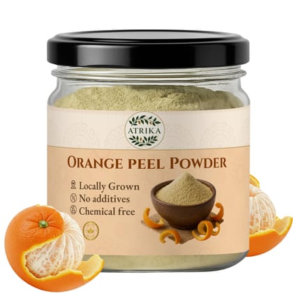 Atrika Orange Peel Powder for Face Pack-200 Gm | Natural Tan Removal & De-Tan Care | Pure Herbal Powder for Skin Glow Atrika Orange Peel Powder for Face Pack-200 Gm | Natural Tan Removal & De-Tan Care | Pure Herbal Powder for Skin Glow