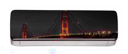 DreamKraft Decorative Bridge View AC Sticker (Multicolor PVC Vinyl, 30cm X 91cm)