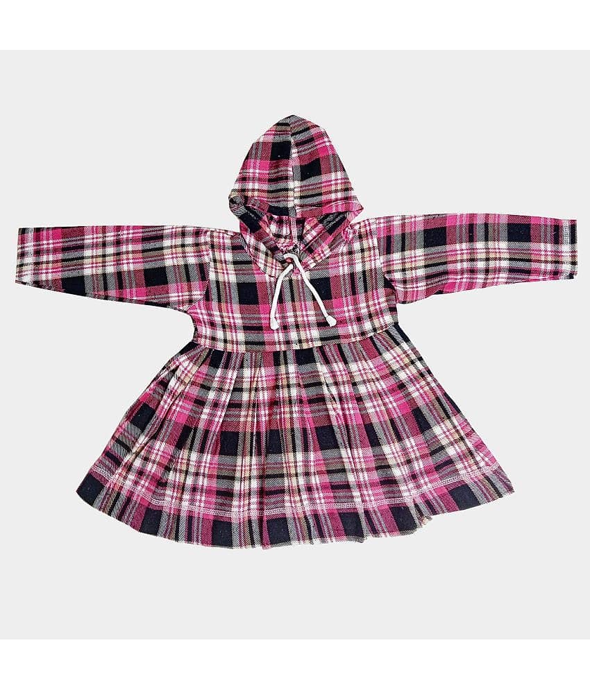 harshvardhanmart.com Fleece Frock For Girls ( Pack of 1 , Purple )