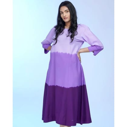 Lavender Dreams: Ombre Dyed Purple Summer Dress Lavender Dreams: Ombre Dyed Purple Summer Dress