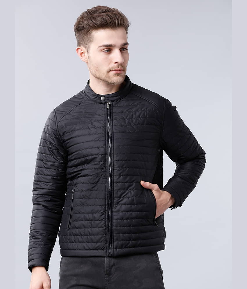 Highlander Polyester Men's Casual Jacket - Black ( Pack of 1 )