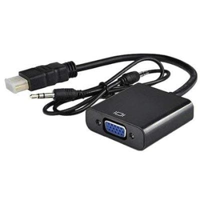 HDMI to VGA Adapter,1080P Converter with 3.5mm Audio Jack and USB Power Supply for HDMI Laptop, PC, PS4, Blue Ray Player, Raspberry Pi, Xbox to VGA Monitor, Projector