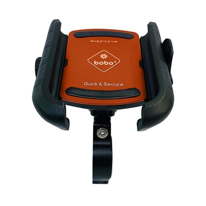 BOBO BM14 Quick Release Enhanced BM4 Waterproof Bike/Motorcycle/Scooter Mobile Phone Holder Mount, Ideal for Maps and GPS Navigation (Orange) BOBO BM14 Quick Release Enhanced BM4 Waterproof Bike/Motorcycle/Scooter Mobile Phone Holder Mount, Ideal for Map