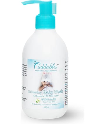 Cuddables Natural Baby Body Wash 200 ml ( 1 pcs )