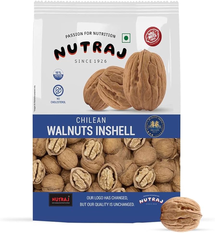 Nutraj walnuts inshell (akharot) 500 G