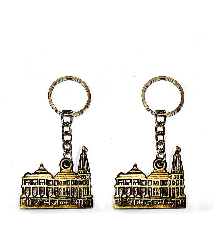 UJJi Metal Keychain ( Pack of 2 )