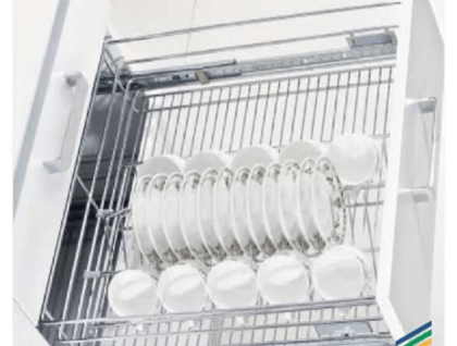 Adiosn Stainless Steel Modular Kitchen Drawer Basket Pack Of 1