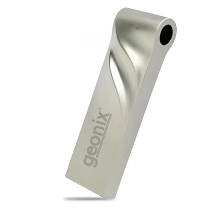 Geonix 128 GB 3.2 Pendrive, Lightweight, Keyring Design Grey