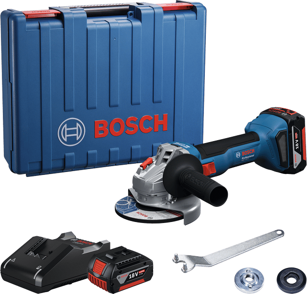Bosch GWS 18V-8 Professional Cordless Small Angle Grinder Kit - 06019N90F0
