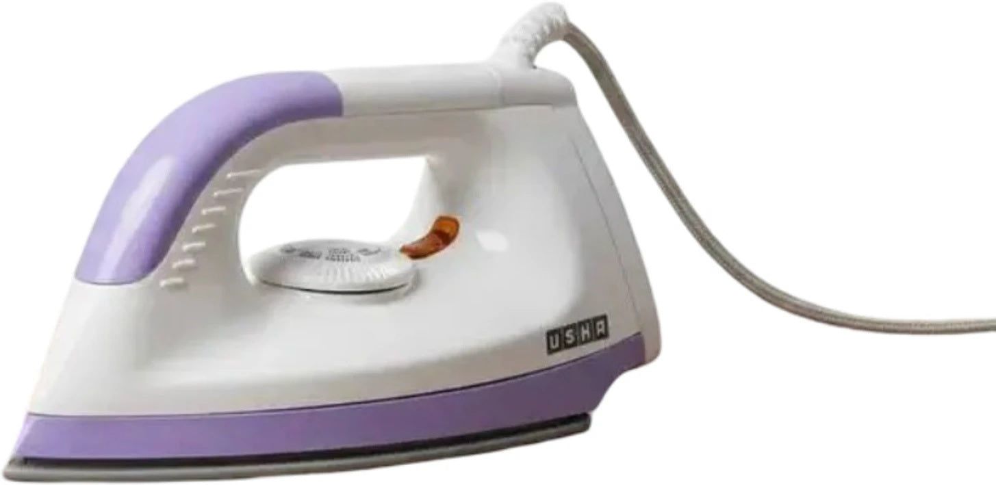 Usha EI 1602 1000-Watt Lightweight Dry Iron(Lavender) Usha EI 1602 1000-Watt Lightweight Dry Iron(Lavender) - Purple