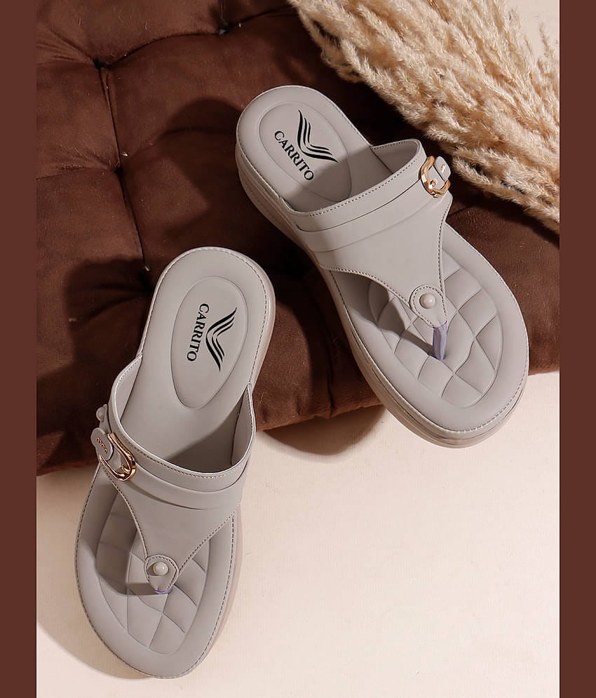 Carrito Gray Women's Sandal Heels