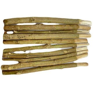 (Pack of 20) Sahada Tree Twigs  Natural Organic Sand Paper Tree Sticks/Siamese Rough Bush/Toothbrush Tree Twigs/Dantun Daant Sticks Chew Sticks for Brushing Teeth | Removes Bad Breath