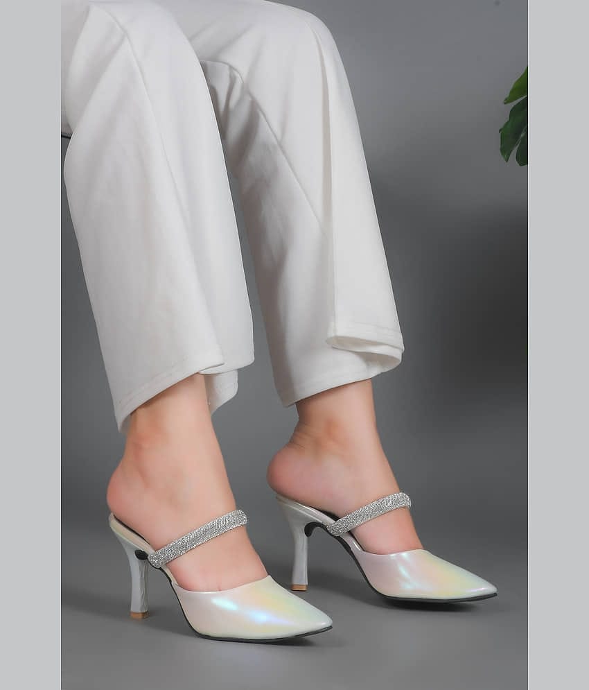 JM Looks Peach Women's Mules Heels
