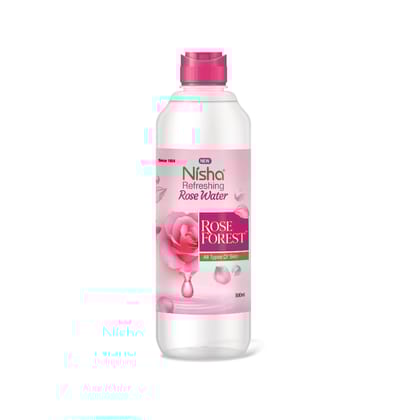 Nisha Refreshing Rose Water for Face 500ml, Rose Water Face Toner for All Skin Types, Makeup Remover Gulab Jal for Face