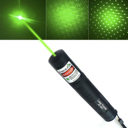 Nawani Green Laser Pointer Pen with Disco Light High Beam
