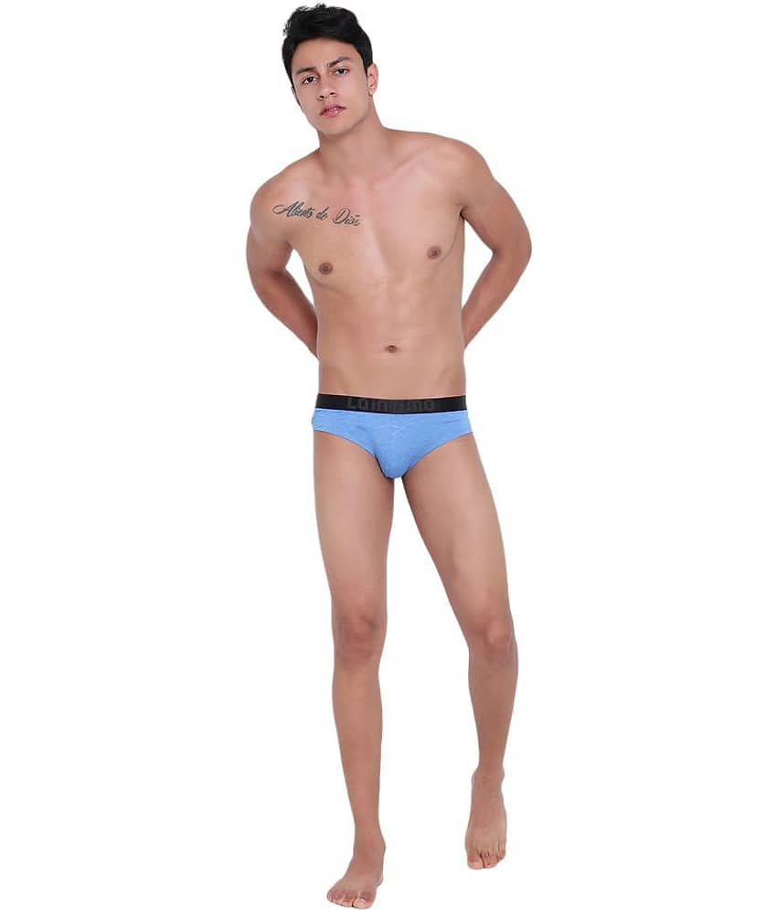 La Intimo Pack of 1 Polyester Briefs For Men's ( Blue )