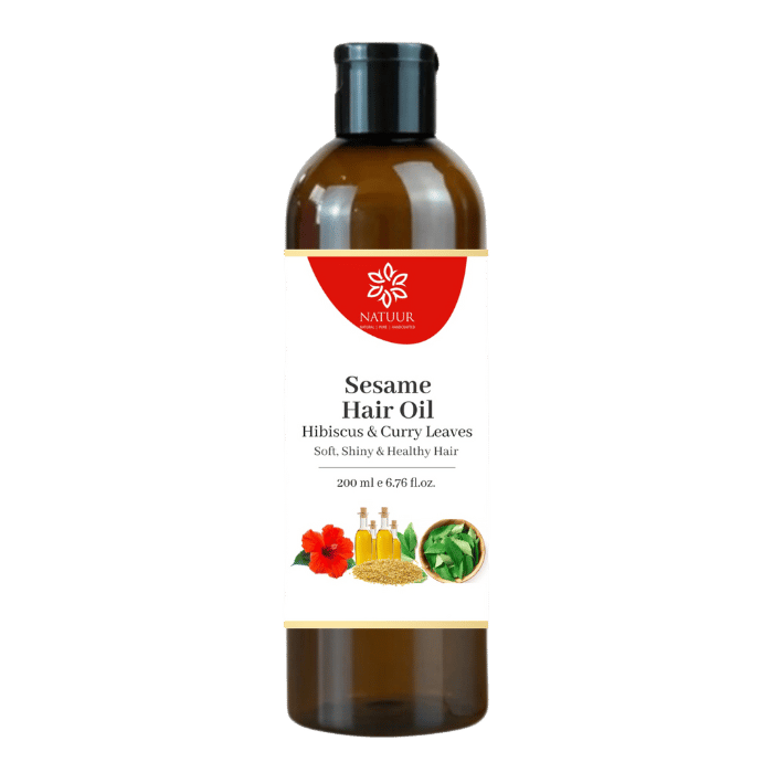 Ayurvedic Hair & Scalp Elixir | Sesame | Hibiscus | Curry Leaves | Restore | Nourish | Balance