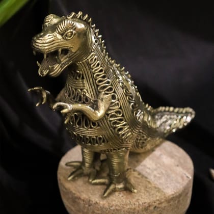 Dhokra Crafted Dinosaur