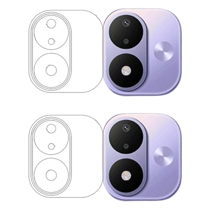 ISAAK Back Camera Lens Protector compatible for Redmi Note 17 5G (Pack of 2)