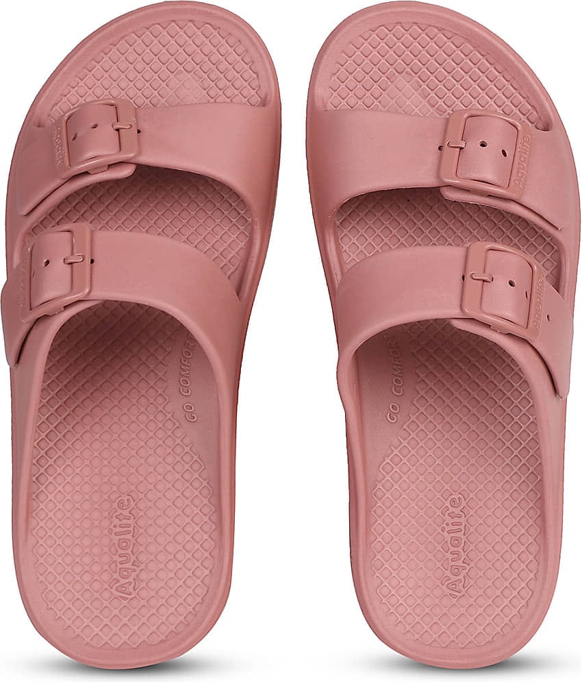 Aqualite Brown Women's Slide Flip Flop
