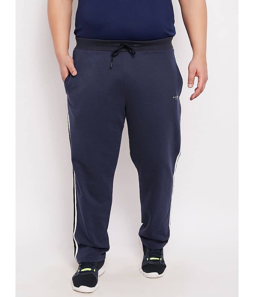 AUSTIVO - Navy Cotton Blend Men's Trackpants ( Pack of 1 )
