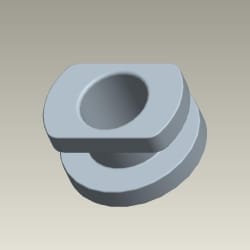 RUBBER, FRONT FENDER MOUNTING