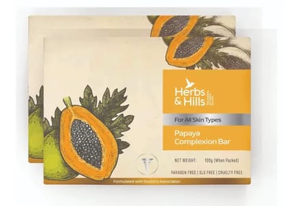 HERBS & HILLS PAPAYA COMPLEXION BAR