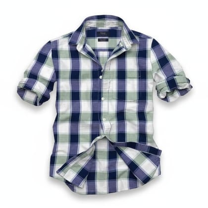 Men's Multi-Color Checkered Casual Shirt