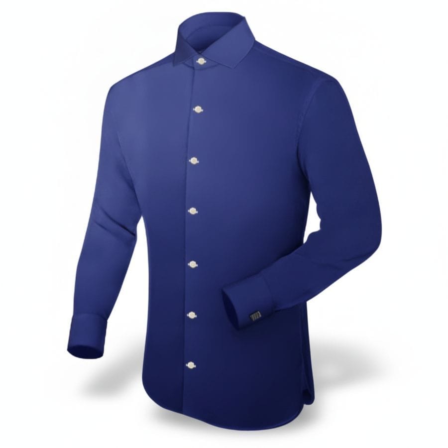 Premium Formal Deep Blue Full Sleeve Shirt