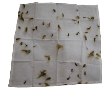 Handkerchief Cloth with Floral Print White Cotton Fabric Square Shape