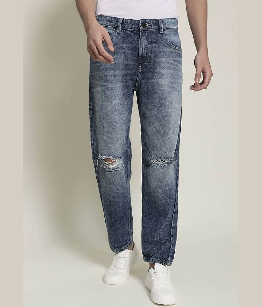 Bene Kleed Relaxed Distressed Men's Jeans - Blue ( Pack of 1 )