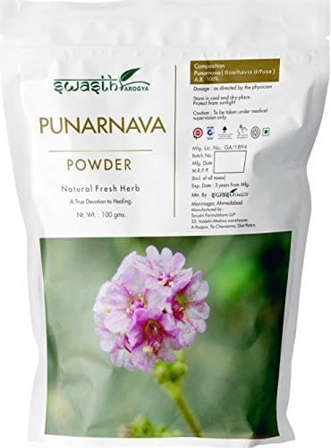 Swasth Arogya Punarnava Powder - 1 Pack Of Fresh Punarnava Powder (100g)