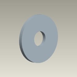 WASHER PLAIN,6MM