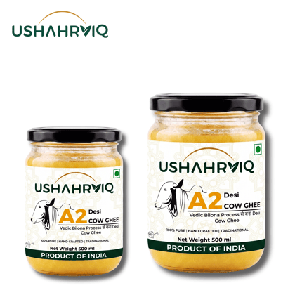 USHAHRVIQ A2 Desi Cow Ghee