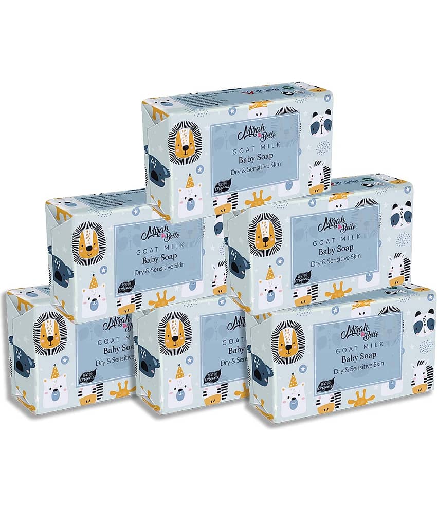 Mirah Belle Organic Goat Milk Baby Soap 125 g Pack of 6