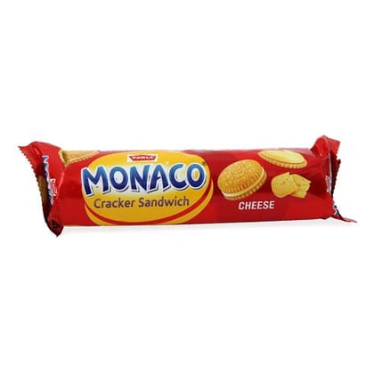 Monaco Sandwich Cracker - Cheese, 100 G Pouch Monaco Sandwich Cracker - Cheese, 100 G Pouch