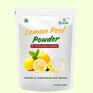 3Lemon Pure & Natural Lemon Peel Powder 100Gm for Skin Treatment | Citrus Limon | No Added Chemical