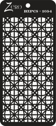 Brand Zero Pratibimb Craft Stencil - Code: BZPCS-1054 - Select Your Preferred Size