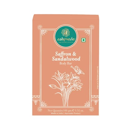 ashpveda Sandalwood & Saffron Bathing Soap